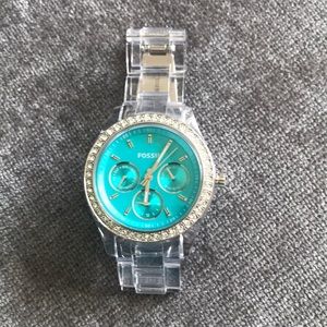 Fossil Women’s Turquoise Dial Watch